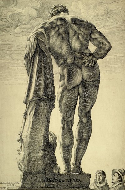 Farnese Hercules af Hendrik Goltzius